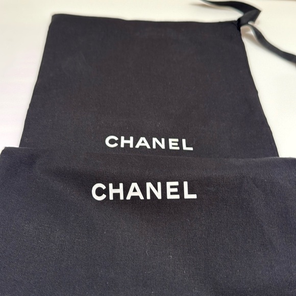 CHANEL SHOES BLACK DUST BAG. New, storage,protection,designer , authentic - Picture 7 of 8